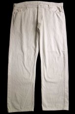 画像2: 00s メキシコ製 Levi'sリーバイス 501 カラーデニムパンツ ライトベージュ W44 L32★SDP3553 特大 (2)