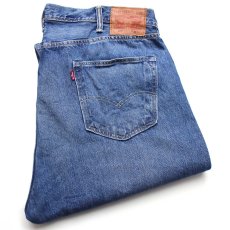 画像1: メキシコ製 Levi'sリーバイス 501 カスタムプリーツ カットオフ デニムパンツ W42★SDP3441 (1)