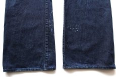 画像7: Levi'sリーバイス 501 ブリーチ飛び カラーデニムパンツ 濃紺 W40 L32★SDP3655 (7)