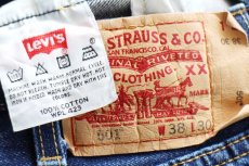 画像5: 00s Levi'sリーバイス 501 カットオフ デニムパンツ ヒゲ W38★SDP3700 (5)