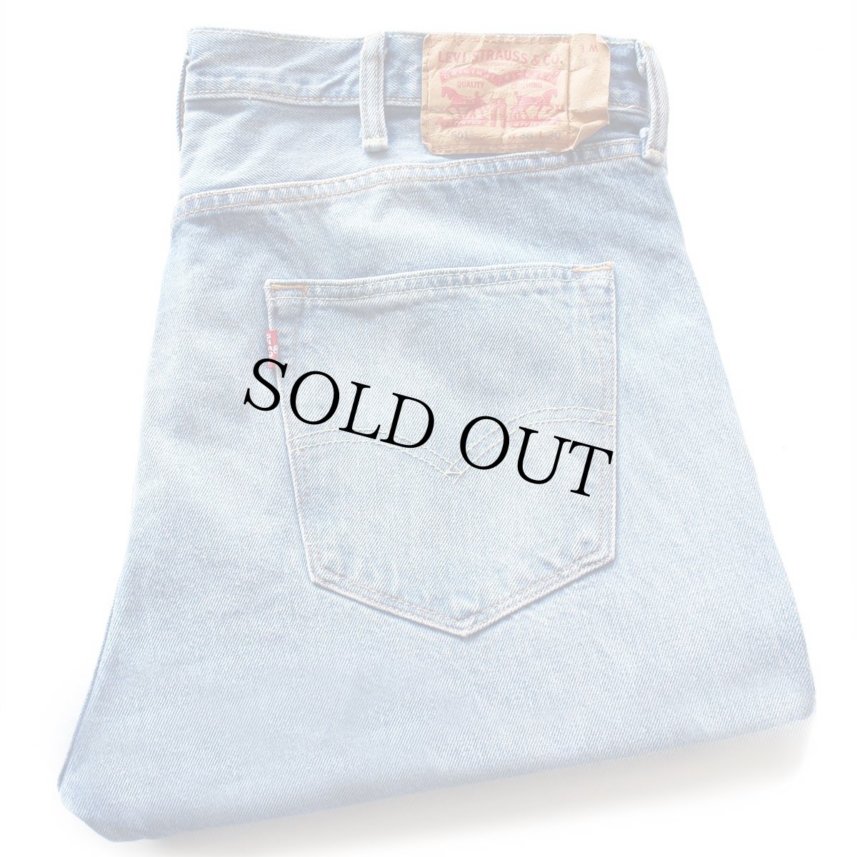 画像1: メキシコ製 Levi'sリーバイス 501 USED加工 デニムパンツ W38 L30★SDP3650 (1)