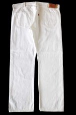 画像3: メキシコ製 Levi'sリーバイス 501 ホワイト デニムパンツ W40 L32★SDP3667 (3)