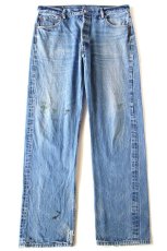 画像2: Levi'sリーバイス 501 ペンキ飛び デニムパンツ ヒゲ W38★SDP3696 (2)
