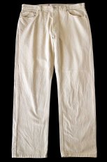 画像2: 00s メキシコ製 Levi'sリーバイス 505 後染め カラーデニムパンツ ベージュ W40 L32★SDP3726 (2)