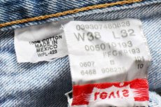 画像6: 00s メキシコ製 Levi'sリーバイス 501 デニムパンツ W38 L32★SDP3709 (6)