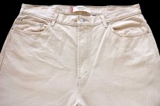 画像4: 00s メキシコ製 Levi'sリーバイス 505 後染め カラーデニムパンツ ベージュ W40 L32★SDP3726 (4)