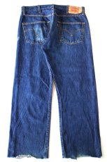 画像3: 00s Levi'sリーバイス 501 カットオフ デニムパンツ ヒゲ W38★SDP3700 (3)
