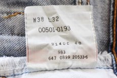 画像6: 90s メキシコ製 Levi'sリーバイス 501 デニムパンツ W38 L32★SDP3693 (6)