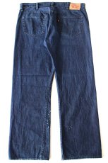 画像3: Levi'sリーバイス 501 ブリーチ飛び カラーデニムパンツ 濃紺 W40 L32★SDP3655 (3)