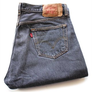 デニム　古着 80s カナダ製 Levi'sリーバイス 75505-0259 先染め ブラック