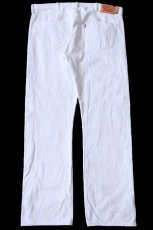 画像3: メキシコ製 Levi'sリーバイス 501 ホワイト デニムパンツ W38 L32★SDP3809 (3)