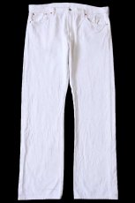 画像2: メキシコ製 Levi'sリーバイス 501 ホワイト デニムパンツ W38 L32★SDP3809 (2)