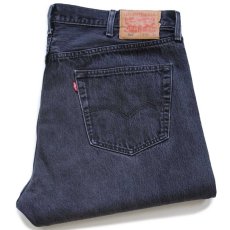 画像1: Levi'sリーバイス 501 ブラック デニムパンツ W42 L32★SDP3796 (1)