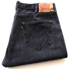 画像1: Levi'sリーバイス 501 ブラック デニムパンツ W44 L30★SDP3751 特大 (1)