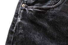 画像6: Levi'sリーバイス 501 ブラック デニムパンツ W44 L30★SDP3751 特大 (6)