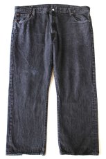 画像2: Levi'sリーバイス 501 ブラック デニムパンツ W44 L30★SDP3751 特大 (2)