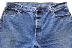 画像4: メキシコ製 Levi'sリーバイス 501 デニムパンツ ヒゲ W42 L30★SDP3818 (4)