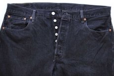 画像4: Levi'sリーバイス 501 ブラック デニムパンツ W40 L32★SDP3797 (4)
