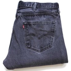画像1: Levi'sリーバイス 501 ブラック デニムパンツ W38 L30★SDP3799 (1)