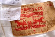 画像5: メキシコ製 Levi'sリーバイス 501 ホワイト デニムパンツ W38 L32★SDP3809 (5)