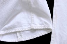 画像7: メキシコ製 Levi'sリーバイス 501 ホワイト デニムパンツ W46 L32★SDP3835 特大 (7)