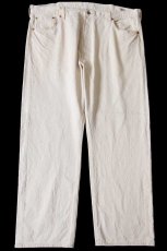 画像2: メキシコ製 Levi'sリーバイス 501 CONE DENIM WHITE OAK カラーデニムパンツ 生成り W44★SDP3880 特大 (2)