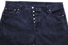 画像4: Levi'sリーバイス 501 ブラック デニムパンツ W42 L32★SDP3923 (4)