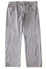 画像2: 00s メキシコ製 Levi'sリーバイス 501 先染め グレー デニムパンツ W42 L34★SDP3928 (2)