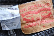 画像5: メキシコ製 Levi'sリーバイス 501 ダメージ ブラック デニムパンツ フェード W38 L34★SDP3908 (5)