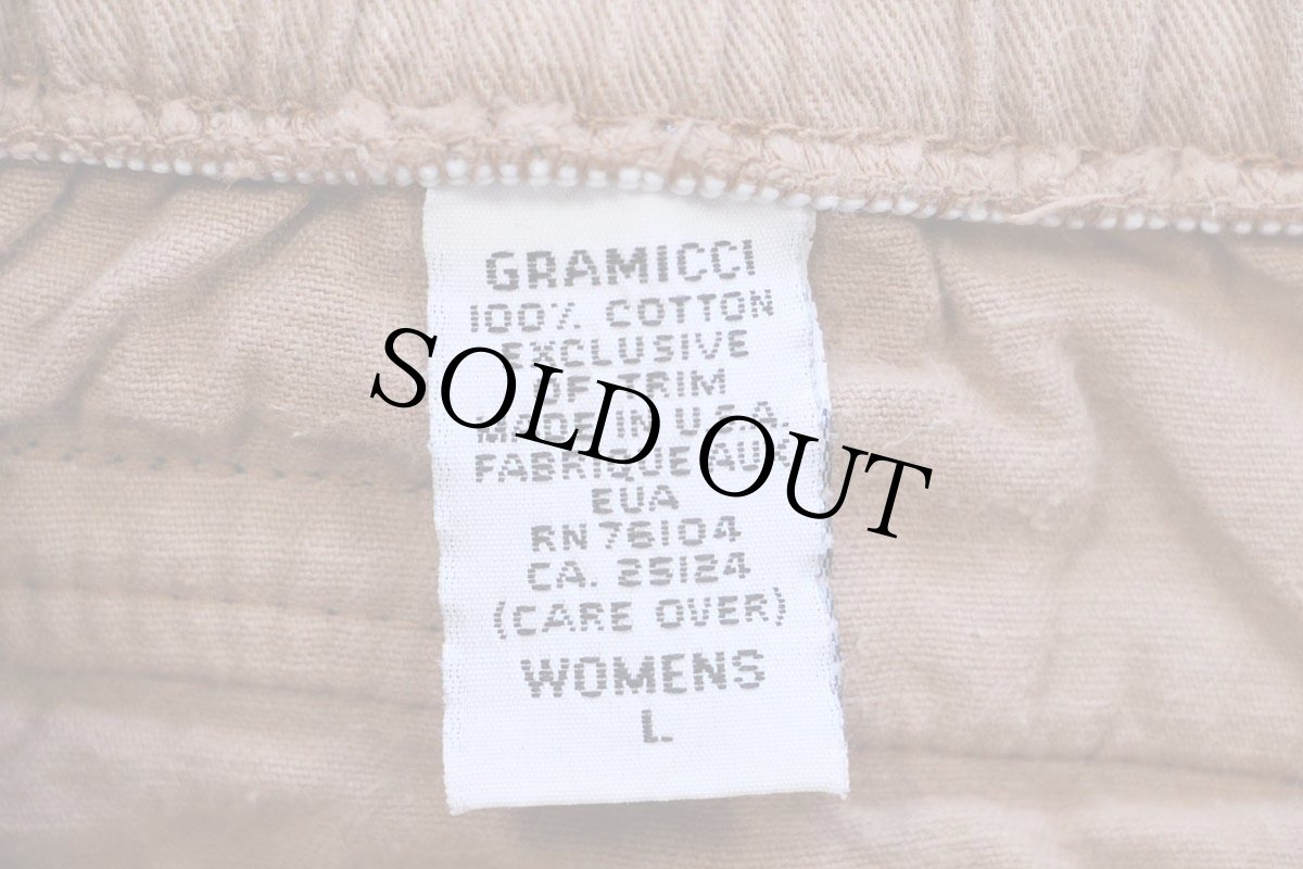 画像5: 00s USA製 GRAMICCIグラミチ コットン クライミングショーツ 薄茶 W-L★ショートパンツ (5)