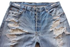 画像4: 00s Levi'sリーバイス 501 デニムパンツ ボロ W38★SDP3652 (4)