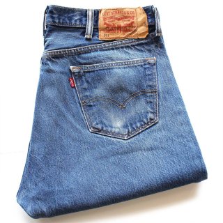 Levi’s リーバイス 507 フレア ダメージ加工 アタリ 鬼ヒゲ アタリ 80s USA製 Levi'sリーバイス 501 ダメージ リペア デニムパンツ ヒゲ