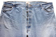 画像4: 00s メキシコ製 Levi'sリーバイス 501 ダメージ デニムパンツ W48 L30★SDP3886 特大 (4)