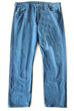 画像2: メキシコ製 Levi'sリーバイス 501 CT 後染め カラーデニムパンツ 薄紺 W40 L32★SDP3907 (2)