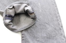 画像7: Levi'sリーバイス 501 USED加工 ストレッチ 先染め グレー デニムパンツ W40★SDP3931 (7)