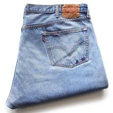 画像1: 00s メキシコ製 Levi'sリーバイス 501 ダメージ デニムパンツ W48 L30★SDP3886 特大 (1)