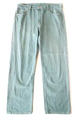 画像2: メキシコ製 Levi'sリーバイス 501 先染め カラーデニムパンツ 薄緑 W38★SDP3877 (2)
