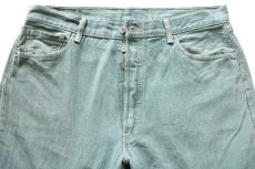 画像4: メキシコ製 Levi'sリーバイス 501 先染め カラーデニムパンツ 薄緑 W38★SDP3877 (4)