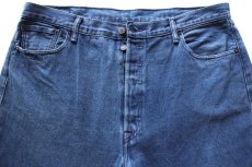 画像4: メキシコ製 Levi'sリーバイス 501 カラーデニムパンツ 紺 W42 L32★SDP3878 (4)