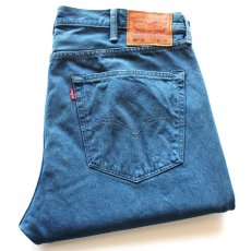 画像1: メキシコ製 Levi'sリーバイス 501 CT 後染め カラーデニムパンツ 薄紺 W40 L32★SDP3907 (1)