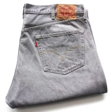 画像1: メキシコ製 Levi'sリーバイス 501 先染め グレーデニムパンツ W42 L32★SDP3888 (1)