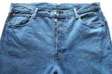画像4: メキシコ製 Levi'sリーバイス 501 CT 後染め カラーデニムパンツ 薄紺 W40 L32★SDP3907 (4)