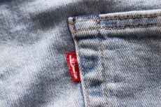 画像7: ポーランド製 LEVI'Sリーバイス PREMIUM 501 BIGE USED加工 ストレッチ デニムパンツ W34★SDP3961 ユーロ (7)