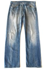 画像2: トルコ製 Levi'sリーバイス 501 USED加工 デニムパンツ W34 L32★SDP3955 ユーロ (2)