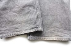 画像6: メキシコ製 Levi'sリーバイス 501 先染め グレーデニムパンツ W42 L32★SDP3888 (6)