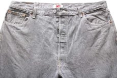 画像4: 00s メキシコ製 Levi'sリーバイス 501 先染め グレー デニムパンツ W42 L34★SDP3928 (4)