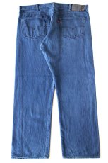 画像3: メキシコ製 Levi'sリーバイス 501 カラーデニムパンツ 紺 W42 L32★SDP3878 (3)