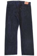 画像3: メキシコ製 Levi'sリーバイス 501 ブラック デニムパンツ W38 L30★SDP3920 (3)