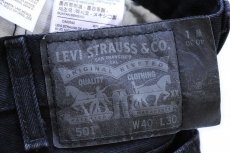 画像5: メキシコ製 Levi'sリーバイス 501 ブラック デニムパンツ W40★SDP3925 (5)