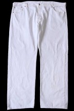 画像2: メキシコ製 Levi'sリーバイス 501 ホワイト デニムパンツ W50 L34★SDP3883 特大 (2)